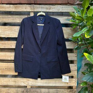 Ellen Tracy Navy Blue Blazer
